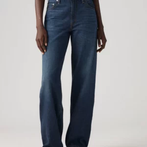 Levi's® Womens Baggy Dad Loose Fit Linen+ Denim Jeans